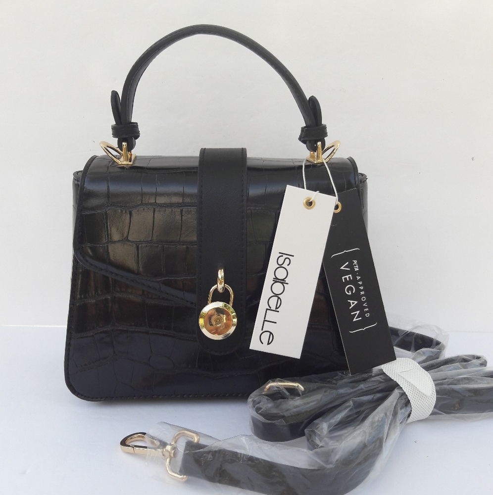 NWT ISABELLE VEGAN CROSSBODY MINI SATCHEL BAG